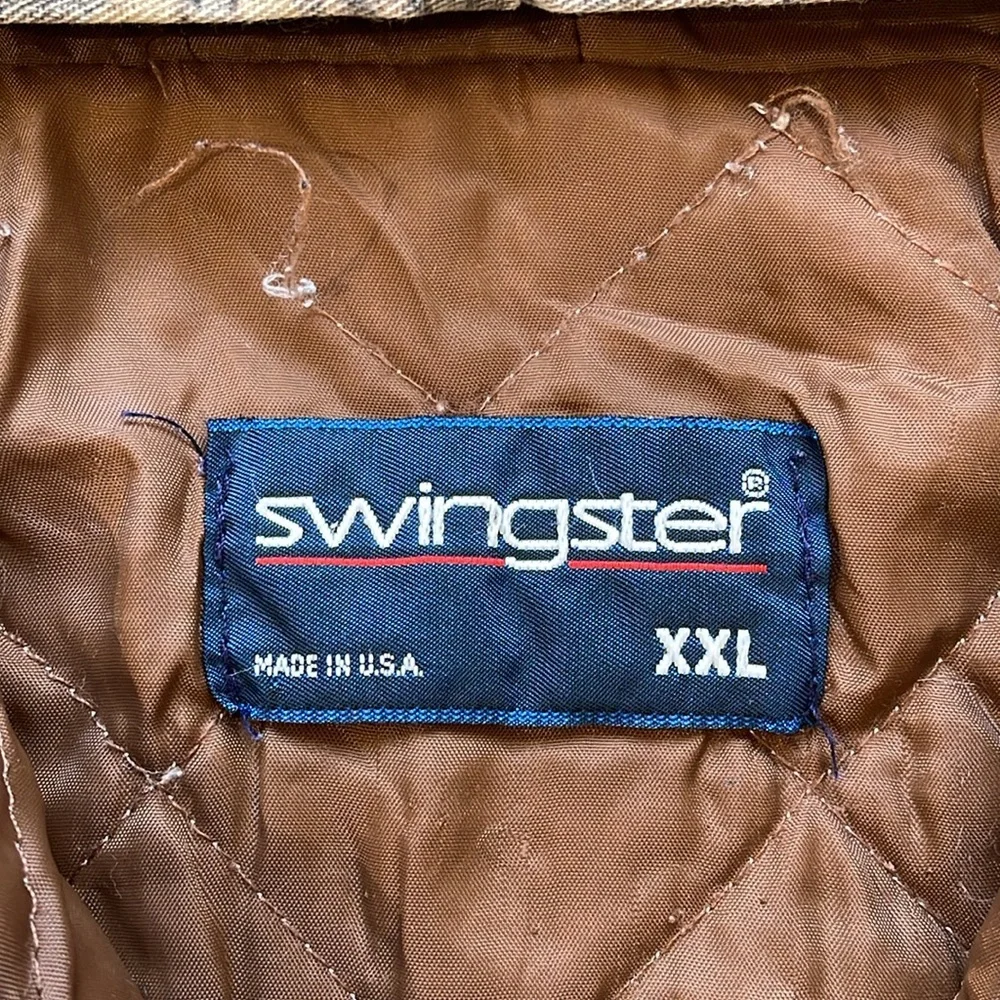 Vintage Swingster 90s Faded Real Tree Camo Button Up Jacket - Picture 4 of 7